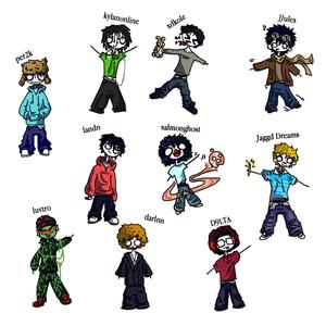 2k01 #ddeadwifi (feat. salmonghost, darlnn, JJules, landn, D9LTA, kylanonline, luvtro, xdkole & Jaggd Dreams)