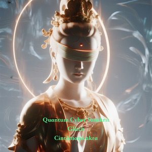 Quantum Cyber Sanskrit :: Glitch  No.9 （量子赛博电梵 · 故障9号 · 如意宝轮王陀罗尼）