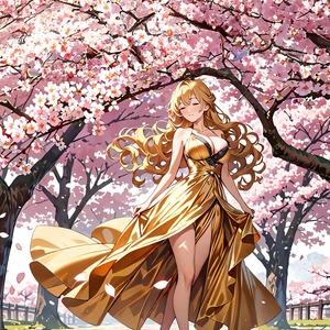 揺れるまなざし春のなか