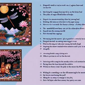 蝶の翼と蜻蛉の夢