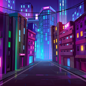 Rainy Nights in Neon City