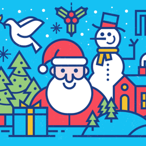 圣诞来临的鲁道夫