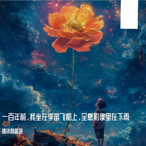 一百年前，我坐在宇宙飞船上，全息影像里在下雨