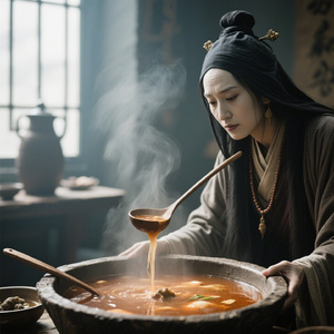 原来孟婆汤里掺了真