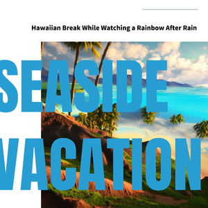 The Sun Rising on the Beach