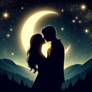 Stolen Kiss Under the Stars