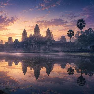 Cambodia — Dawn Over Angkor Wat