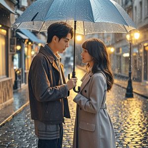 雨中邂逅的浪漫