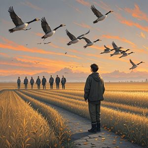 雁南飞时_幸福的小鱼