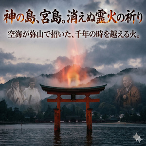 神の島、宮島。消えぬ霊火の祈り