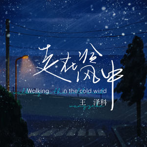 走在冷风中