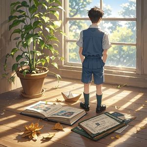 旧相册里的午后