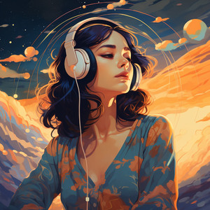 Dusk's Lofi Sunset Embrace