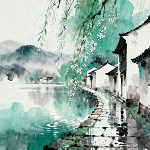 烟雨江南