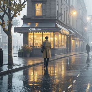 街角雨雾
