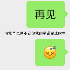 可能再也见不到你我的承诺变成吹牛
