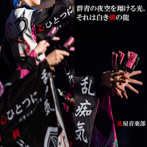 群青の夜空を翔ける光、それは白き燐の龍