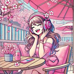 花咲くカフェテラス