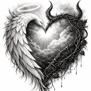 Piekny upadly Aniele