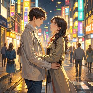 灯火中的眷恋-张孟浩