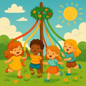 Maibaum-Spaß – Fröhliches Kinderlied zum 1. Mai zum Tanzen und Mitsingen