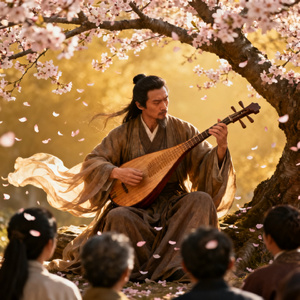 桃李春风一杯酒