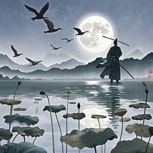 残荷月-文也