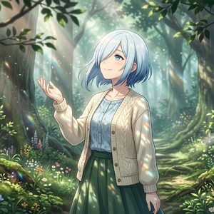 光降る森