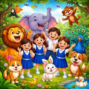 “जानवरों की मजेदार दुनिया”