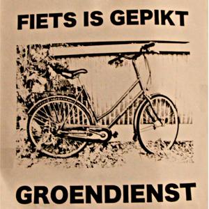 Fiets is gepikt