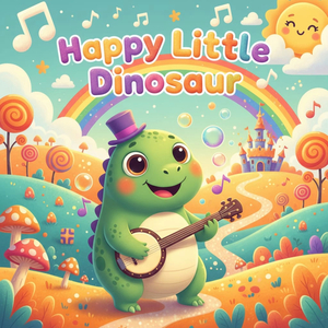 Happy little dinosaur