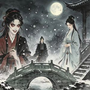 阿朱·青石桥雪