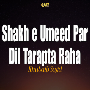 Shakh e Umeed Par Dil Tarapta Raha