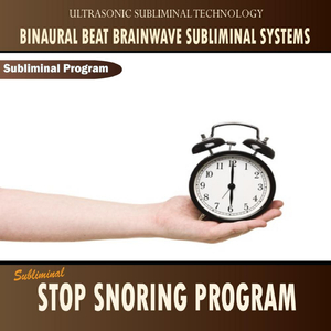 Subliminal Stop Snoring Program - Binaural Beat Brainwave Subliminal Systems