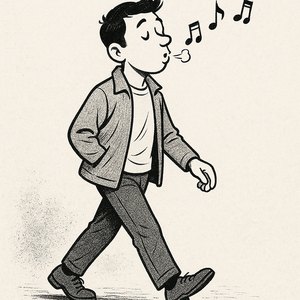 휘파람 불며 걷는 이 길