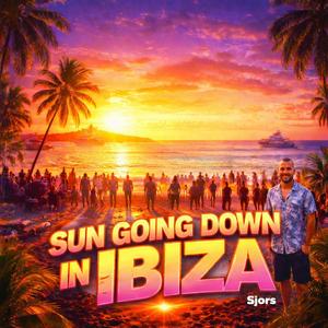 Sun going down in Ibiza