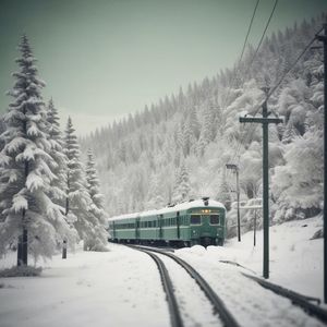 绿皮火车驶向远方