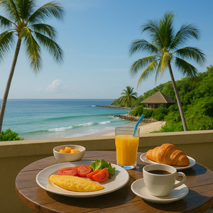 海辺の朝ごはん