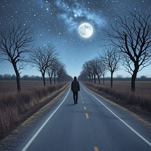 孤独的我在漆黑的夜里好无助-小明