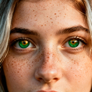 Милые зелёные глаза