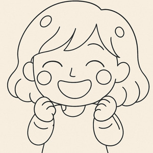 笑うと目がない