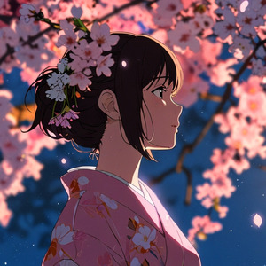 桜と月と、ひとつの歌