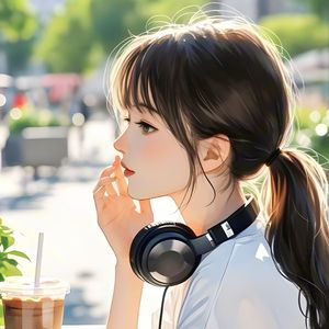 卫衣口袋的旧耳机