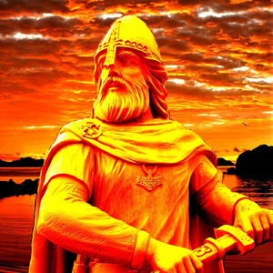 Medieval Knight in the Land of Viking Dragons and Ancient Castle Dungeons