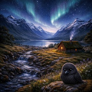 Islandic Starry Night Focus
