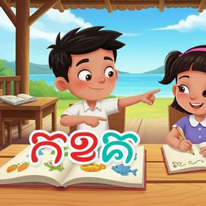 ចម្រៀងកុមារ: ក ដល់ អ (ព្យព្ជានៈ៣៣តួ)