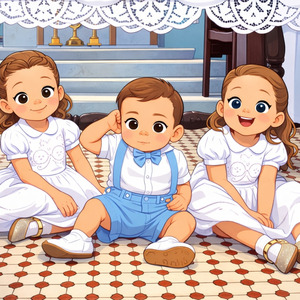 Alice, Mariana e Rafael
