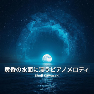 黄昏の水面に漂うピアノメロディ