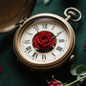 把玫瑰藏进时间