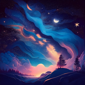 Horizontes Iluminados Por Estrellas